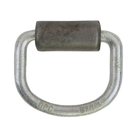 Buyers Products 3/8 Inch Heavy Duty Rope Ring With Weld-On Mounting Bracket Zinc Plated B28F